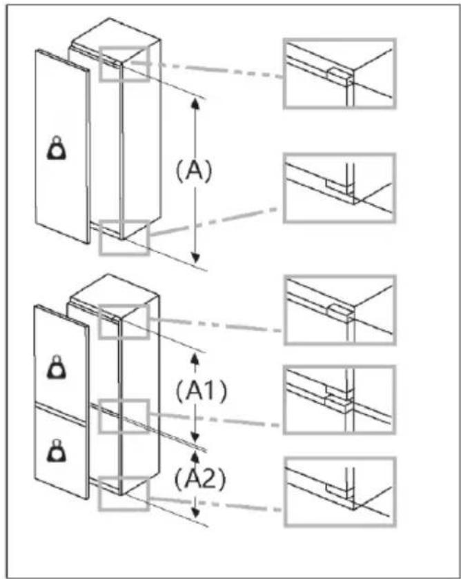 HAIER HBW7518C - Poids maximal autorisé des façades de l'unité - 1