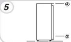 BAUMATIC BMS518FK - INVERSIÓN DE LA APERTURA DE LAS PUERTAS - 5