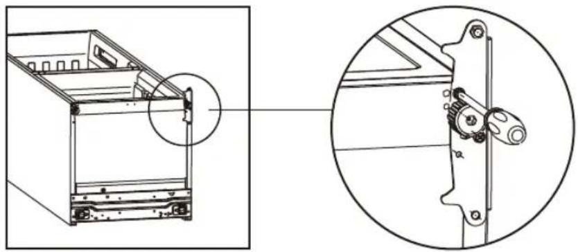 HAIER HBM-686SNF - REVERSIBLITE DE LA PORTE - 5