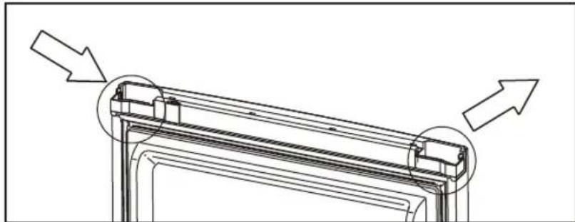 HAIER HBM-686SNF - LA REVERSIBILITA DELLA PORTA - 9