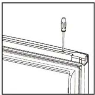 HAIER HBM-686SNF - LA REVERSIBILITA DELLA PORTA - 2