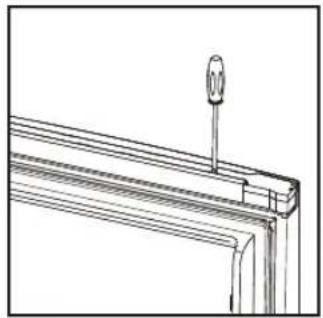 HAIER HBM-686SNF - Zmiana kierunku otwierania drzwi - 3