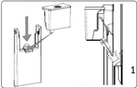 HAIER HDW1620CWPK - The Water Dispenser Mounting the Water Tank - 1