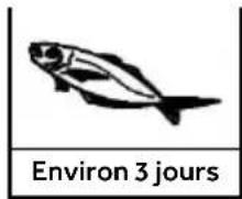HAIER CFW91019ENGB - Critères de référence pour la durée de stockage du poisson et de la viande - 2