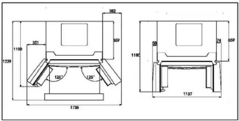 HAIER CFW91019ENGB - Requisitos de espacio - 1