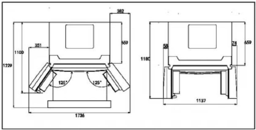 HAIER CFW91019ENGB - Platzbedarf - 1