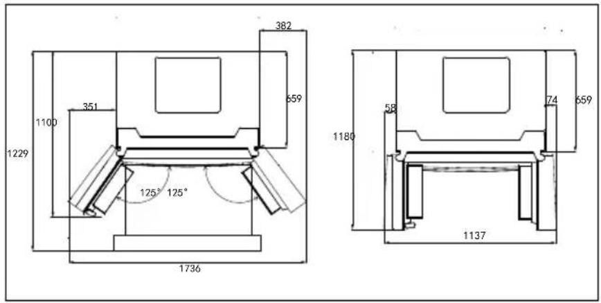 HAIER CFW91019ENGB - Space requirement - 1