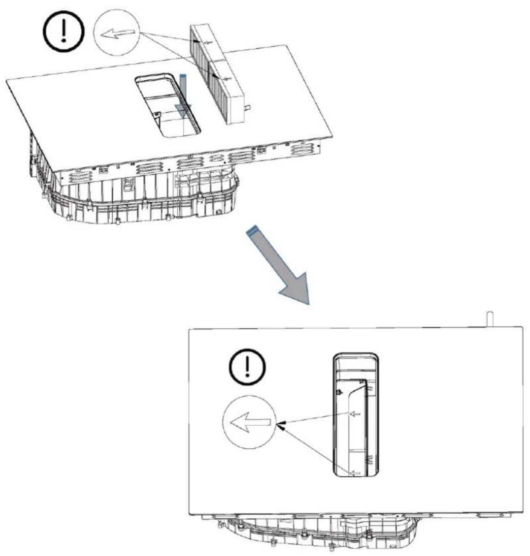 HAIER HAIH82MTMCE - Instalar el deflector en el fogón - 35