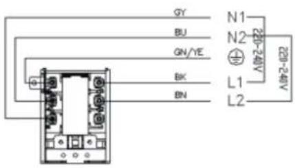 HAIER HAIH82MTMCE - Connecting the Hob to the Mains Power Supply - 2