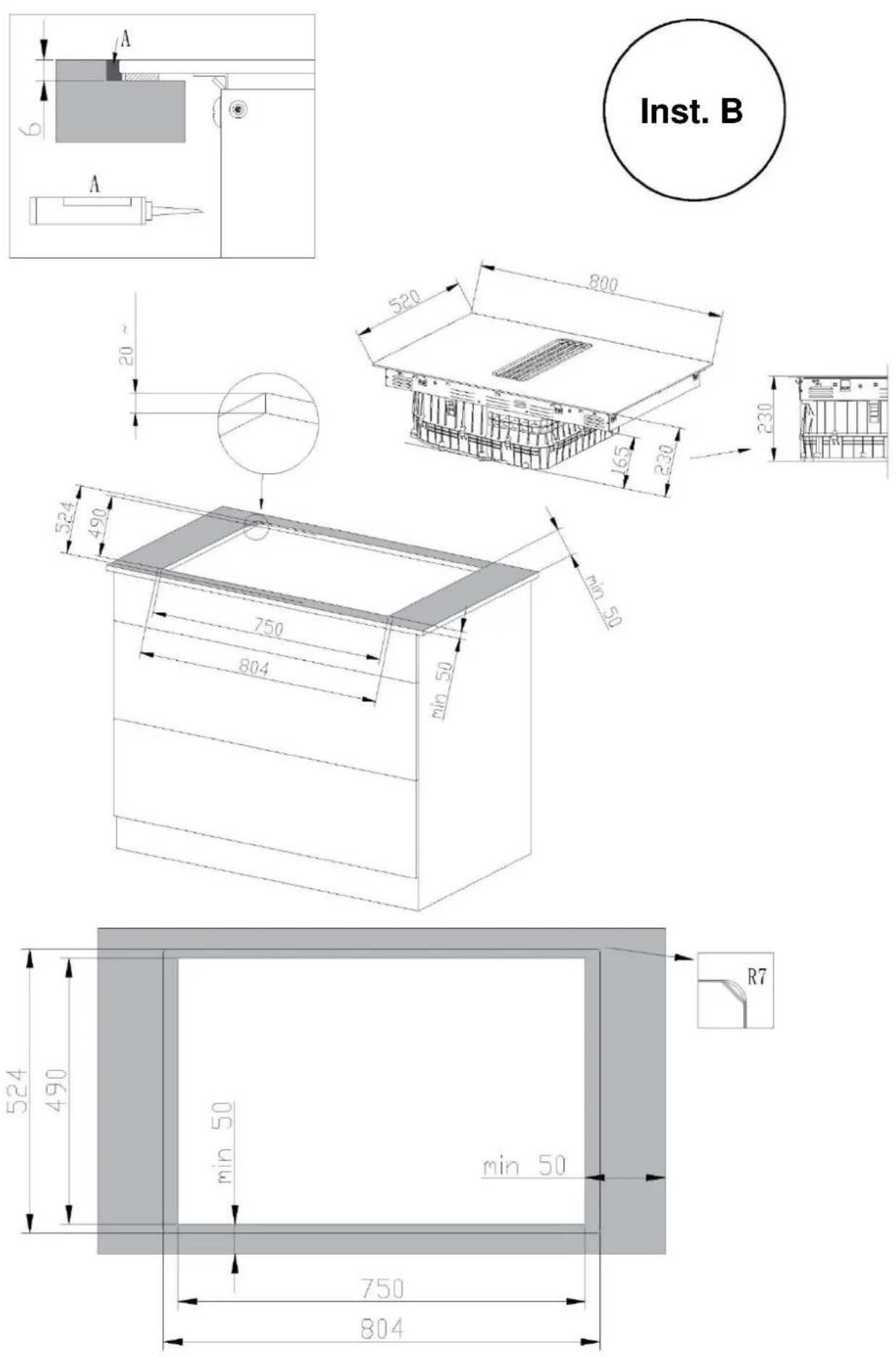 HAIER HAIH82MTMCE - Instalaçné prisluşenstvo, vnútorny vyboj - 5