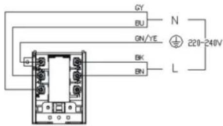 HAIER HAIH82MTMCE - Connecting the Hob to the Mains Power Supply - 3