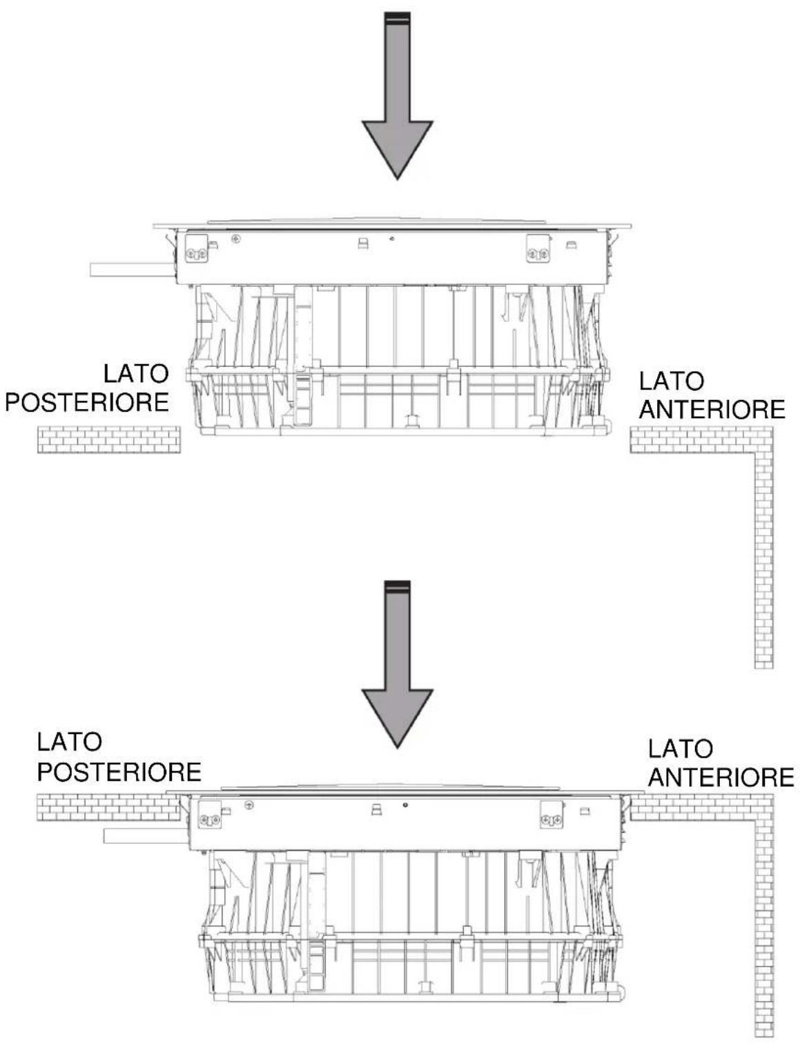 HAIER HAIH82MTMCE - Installazione del deflettore sulla cucina - 18