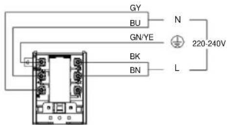 HAIER HAIH82MTMCE - Conectar de la placacocccion a la red electrica - 5