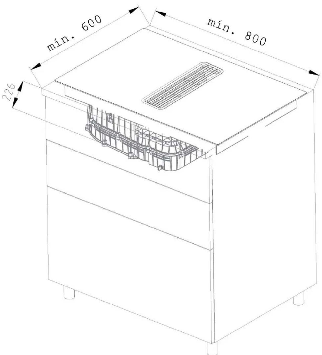 HAIER HAIH82MTMCE - Instalar el deflector en el fogón - 29