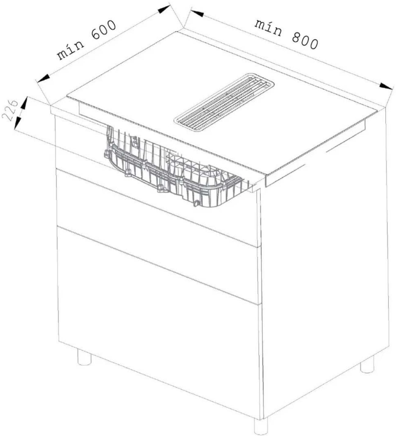HAIER HAIH82MTMCE - Instalar o defletor no fogão - 31