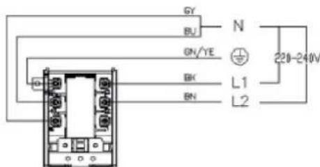 HAIER HAIH82MTMCE - Pripojenie varnej dosky k elektrickej sieti - 4