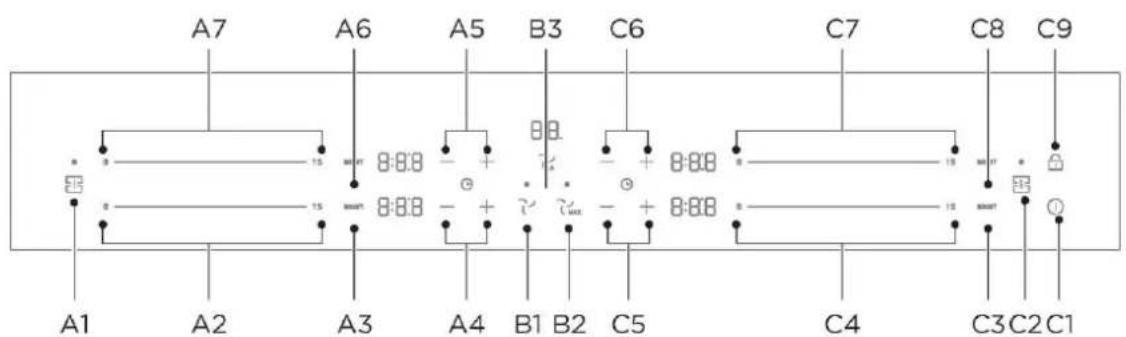 HAIER HAIH82MTMCE - Ovladaci panel - 1