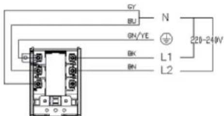 HAIER HAIH82MTMCE - Anschlieben des Kochfeldes an das Stromnetz - 6