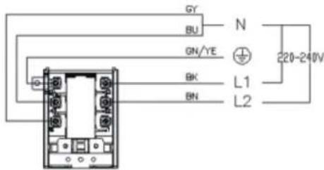 HAIER HAIH82MTMCE - Connecting the Hob to the Mains Power Supply - 4