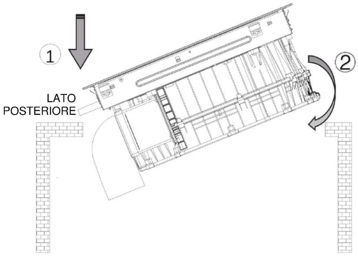 HAIER HAIH82MTMCE - Installazione del deflettore sulla cucina - 13