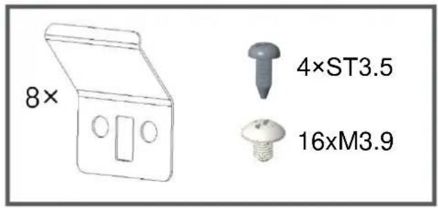 HAIER HAIH82MTMCE - Acessórios de instalação, descarga para o interior - 2