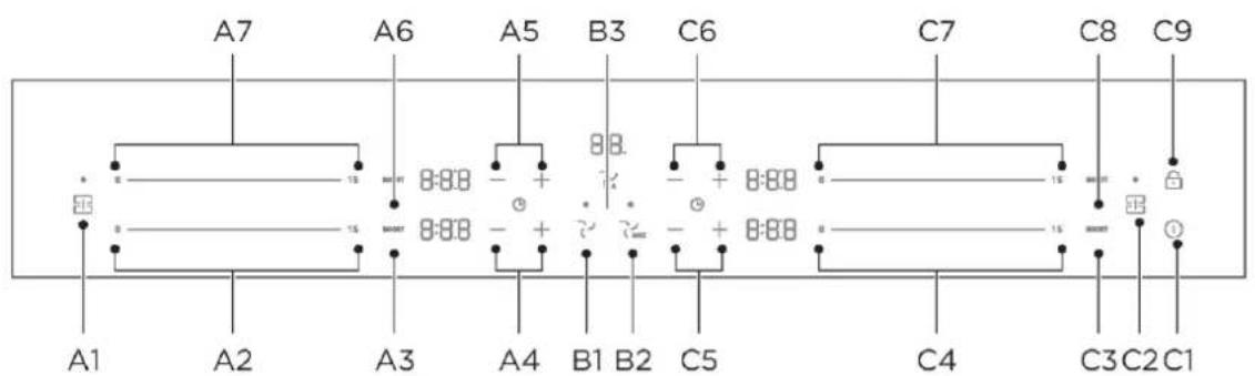 HAIER HAIH82MTMCE - Panel de control - 1