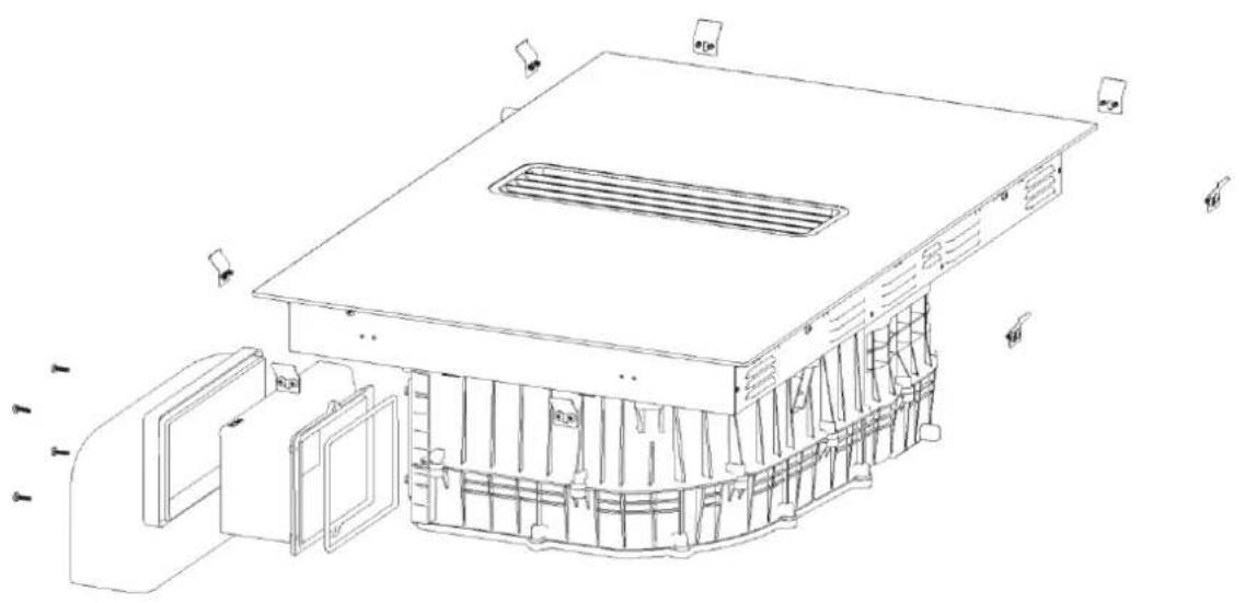 HAIER HAIH82MTMCE - Accessor per l'installazione, scarico verso l'esterno - 9