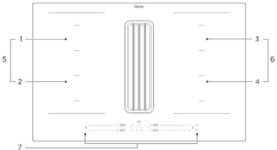 HAIER HAIH82MTMCE - Top View - 1