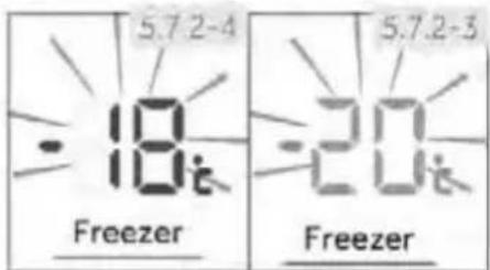 HAIER HTW7720BNMM - Adjust the temperature for freezer - 2