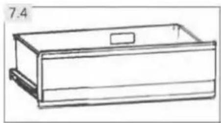 HAIER HTW7720BNMM - Removable door racks - 1