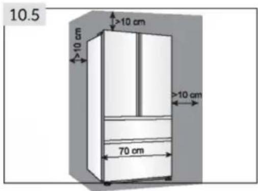 HAIER HTW7720BNMM - Espai necessari - 2