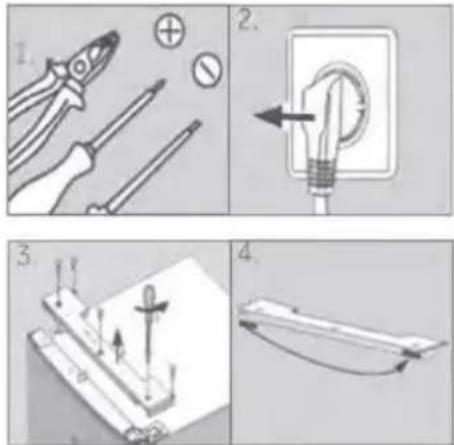 HAIER HTW7720BNMM - Montage stappen (Afb. 10.9): - 1