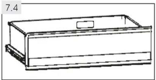 HAIER HTW7720BNMM - Balconnets réfrigérateur - 1