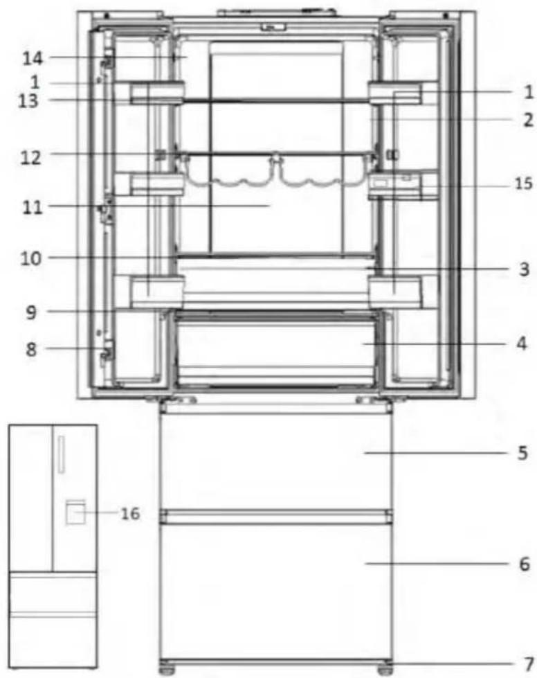 HAIER HTW7720BNMM - Afbeelding van het apparaat (afb. 3) - 1