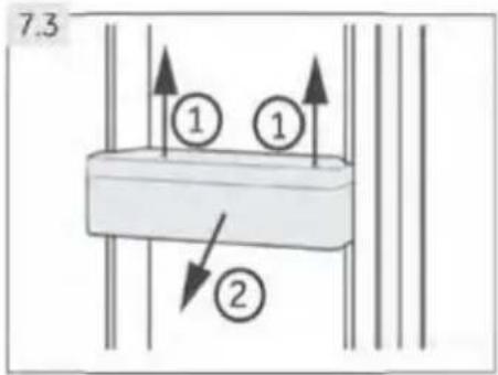 HAIER HTW7720BNMM - Notice: Shelves - 1