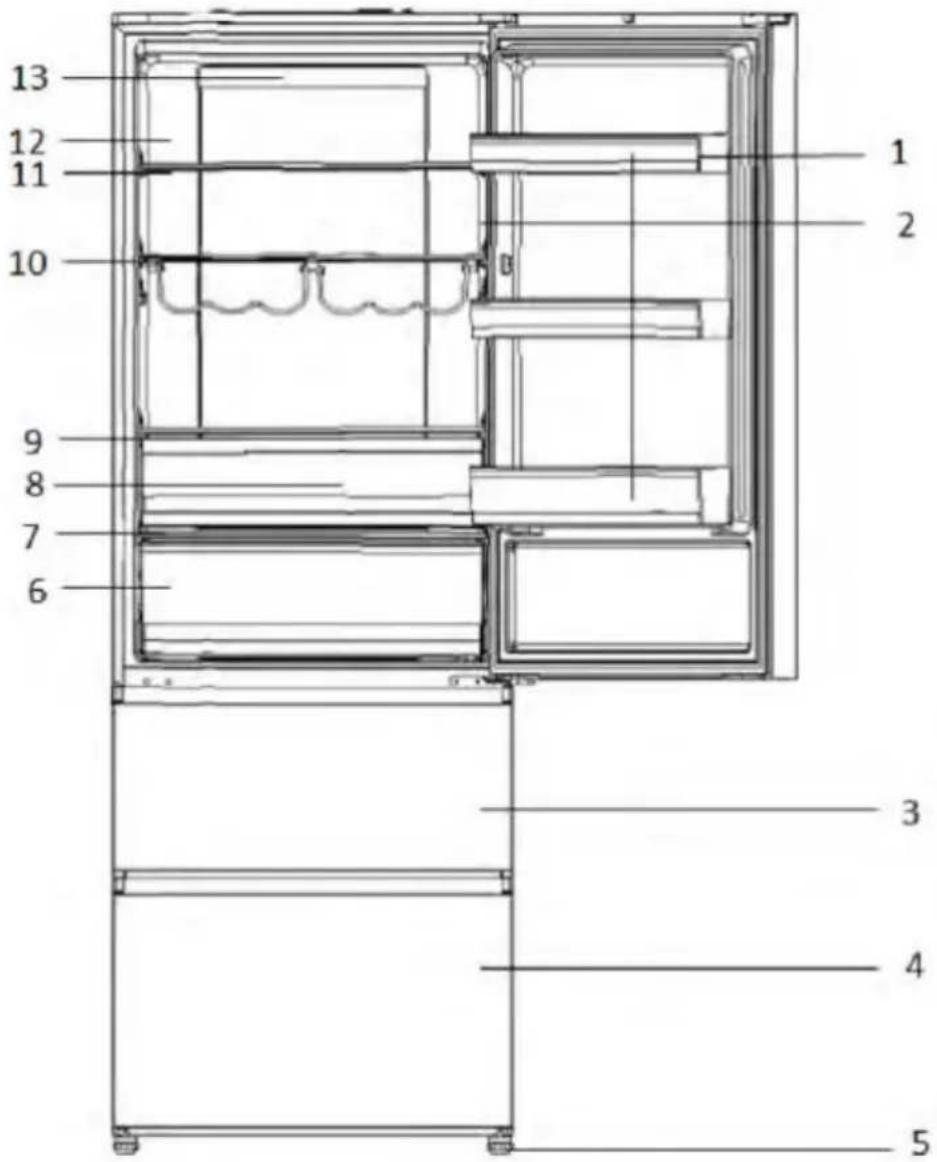 HAIER HTW7720BNMM - 3- Description du produit - 1