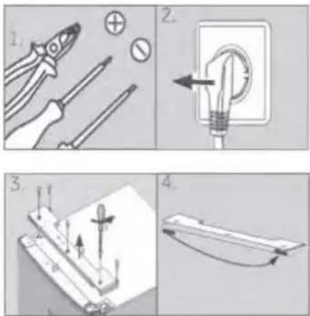 HAIER HTW7720BNMM - Passos da montagem (Fig. 10.9): - 1