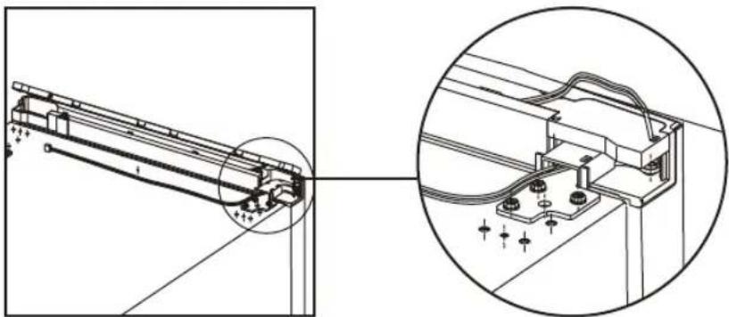 HAIER HBM-687BNF - REVERSIBLITE DE LA PORTE - 11
