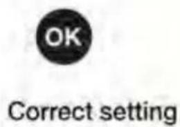 HAIER HBM-687BNF - The "OK" Sticker - 1