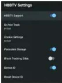 HAIER H55K705UG - HBBTV MENU - 1