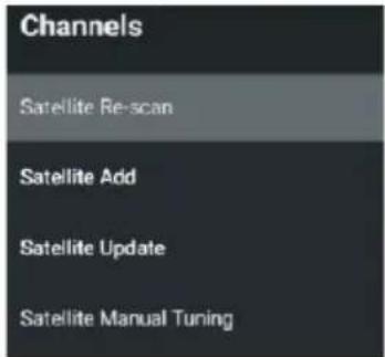 HAIER H55K705UG - Menu -> Impostazioni -> Canale -> Canali. - 1