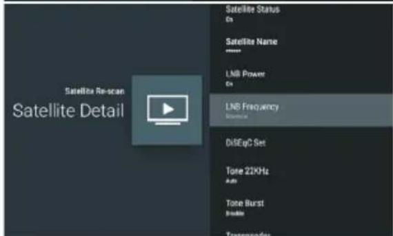 HAIER H55K705UG - Accedi a Menu -> Impostazioni -> Canale -> Canali -> Ri-scansione Satellite. - 2