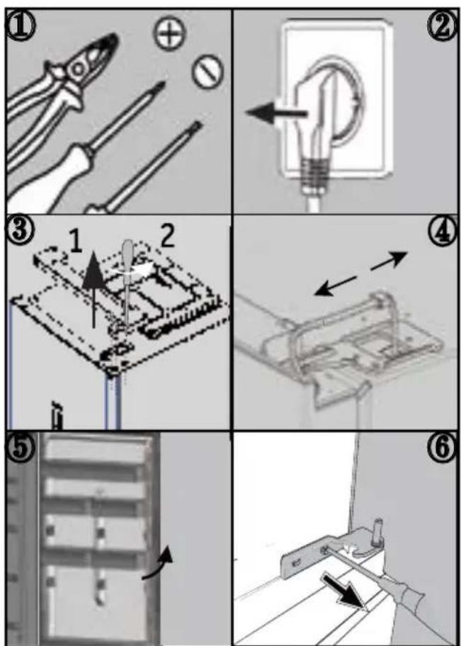 HAIER HDR7619DNGB - Assembly steps - 1