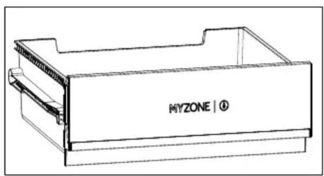 HAIER HDR7619DNGB - My Zone drawer - 1