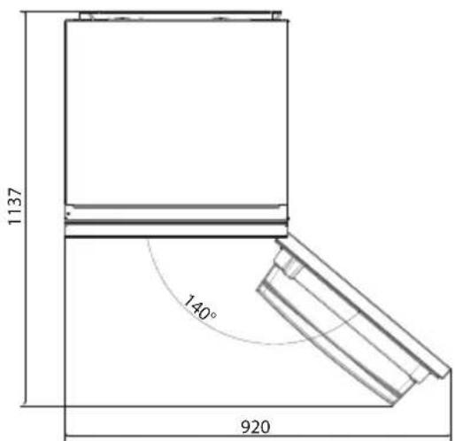 HAIER HDW1620DNPW - Space requirements - 1