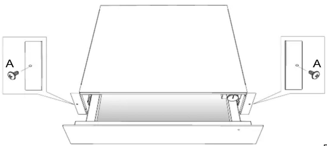 HAIER HWD14ID4E - FASTENING THE WARMING DRAWER - 1