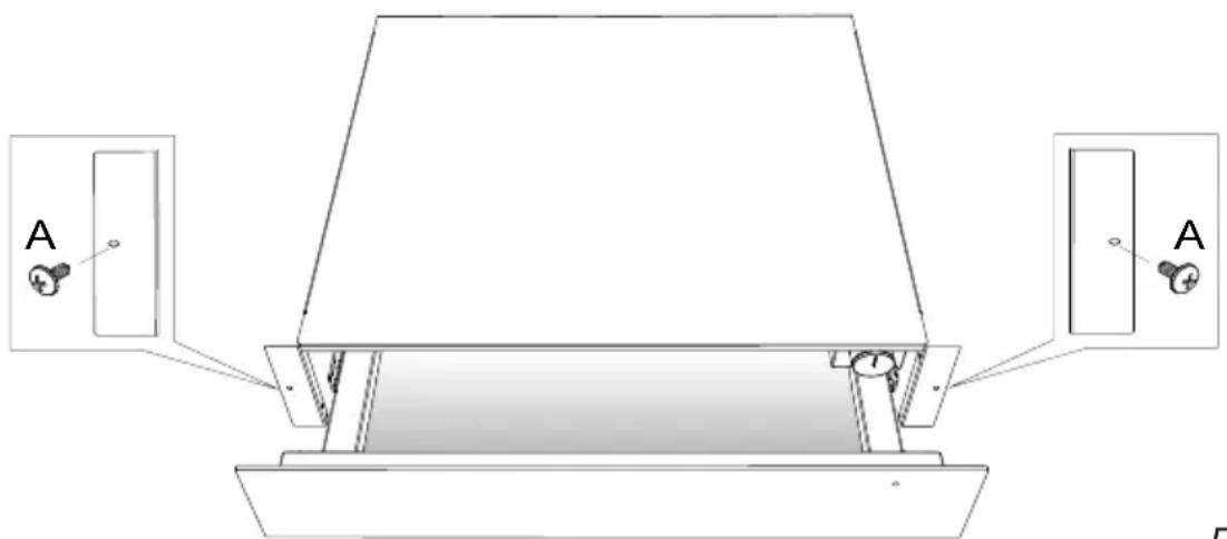 HAIER HWD14ID6E - FISSAGGIO DEL CASSETTO SCALDAVIVANDE - 1