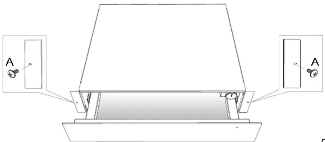 HAIER HWD14ID6E - FIXATION DE LA CHAUFFE VAISSELLE - 1