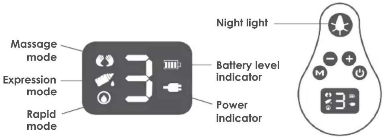 TensCare Nouri Auto - Pump Controls and Display - 1