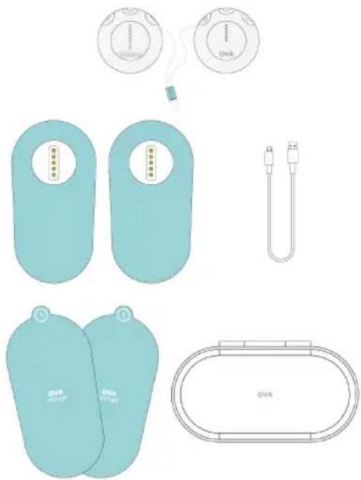 TensCare Ova 3 - Contenido del kit - 1